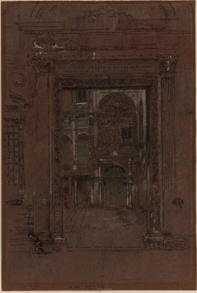 Św. Jan Apostoł i Ewangeliści autorstwa James Abbott McNeill Whistler