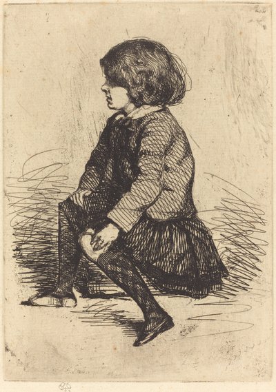 Seymour, siedzący autorstwa James Abbott McNeill Whistler