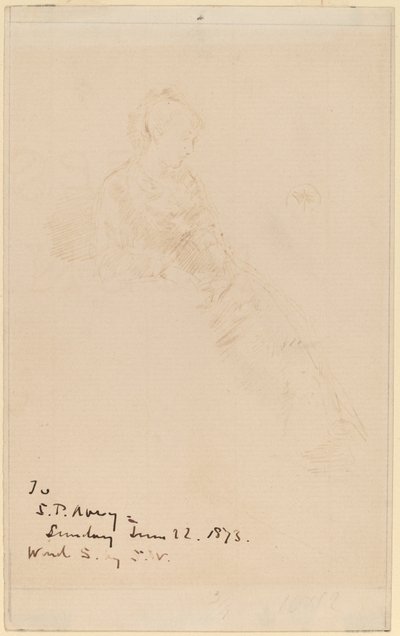 Szkic Maud autorstwa James Abbott McNeill Whistler