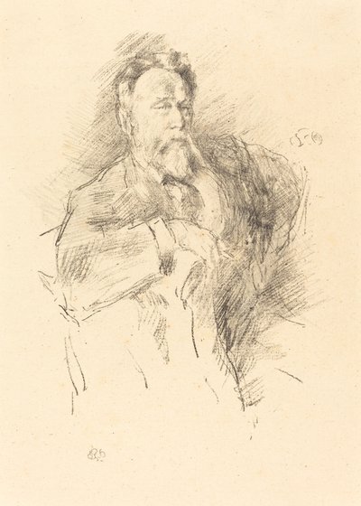 Szkic Williama E. Henleya autorstwa James Abbott McNeill Whistler