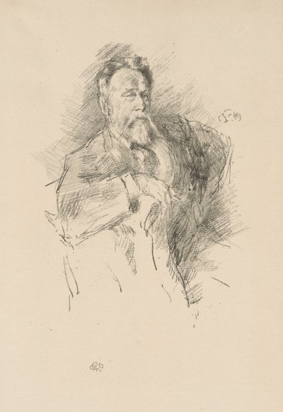 Szkic Williama E. Henleya autorstwa James Abbott McNeill Whistler