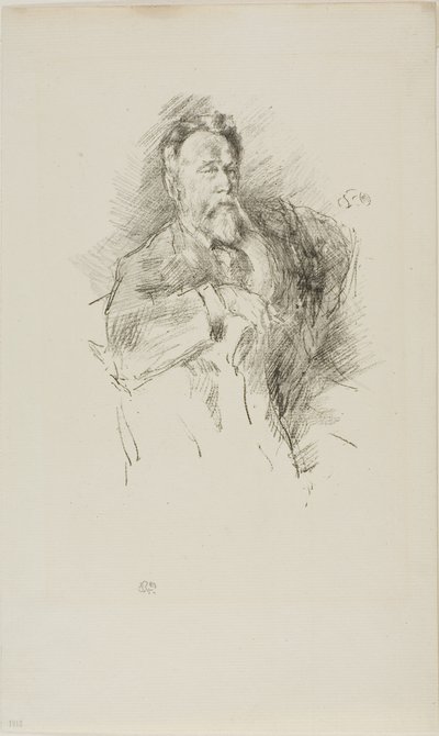 Szkic Williama E. Henleya autorstwa James Abbott McNeill Whistler