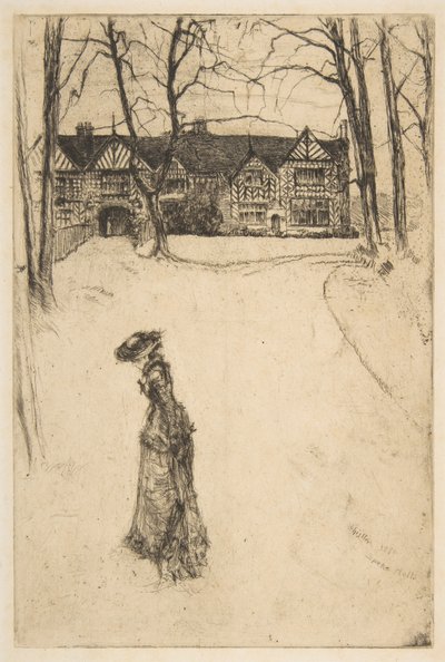 Speke Hall, nr 1 autorstwa James McNeill Whistler