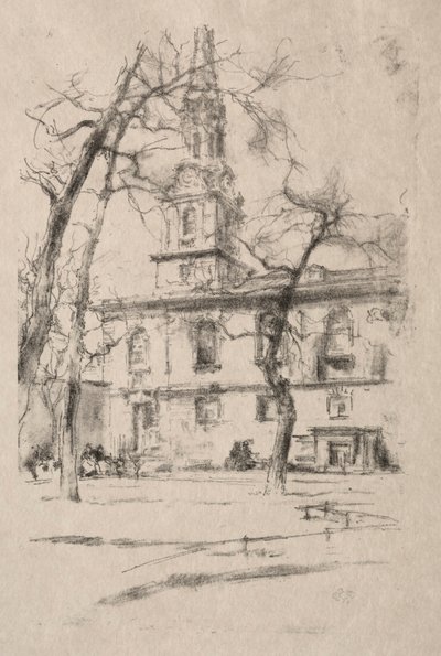 St. Giles-in-the-Fields autorstwa James McNeill Whistler