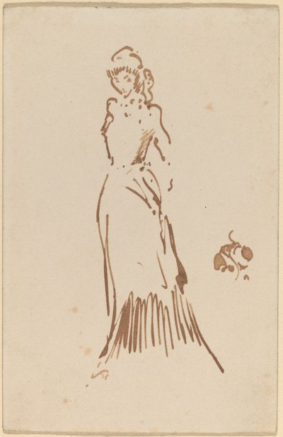 Stojąca postać kobieca autorstwa James Abbott McNeill Whistler