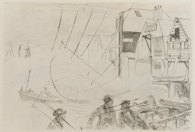 Życie na łodzi Stevensa autorstwa James Abbott McNeill Whistler