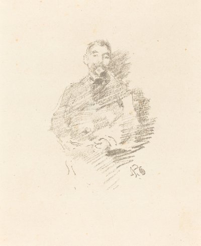 Stephane Mallarme autorstwa James Abbott McNeill Whistler