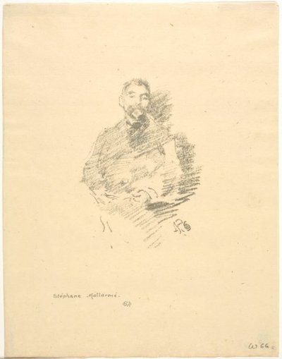 Stephane Mallarme autorstwa James Abbott McNeill Whistler