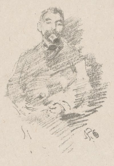 Stephane Mallarme autorstwa James Abbott McNeill Whistler