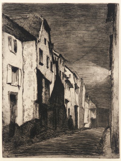 Ulica w Saverne autorstwa James Abbott McNeill Whistler