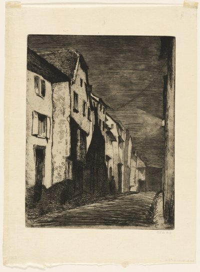 Ulica w Saverne autorstwa James Abbott McNeill Whistler
