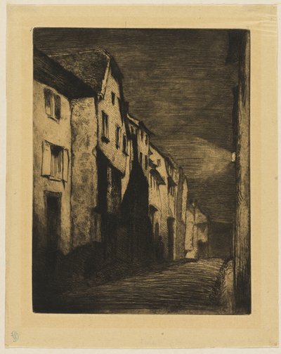 Ulica w Saverne autorstwa James Abbott McNeill Whistler