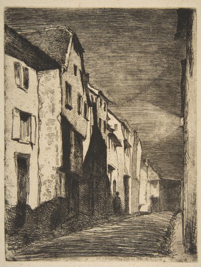 Ulica w Saverne autorstwa James McNeill Whistler