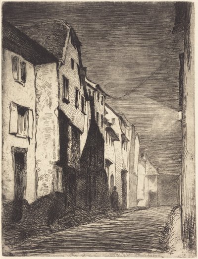 Ulica w Saverne autorstwa James McNeill Whistler