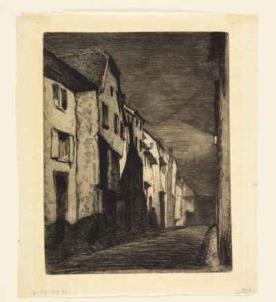 Ulica w Saverne autorstwa James Abbott McNeill Whistler