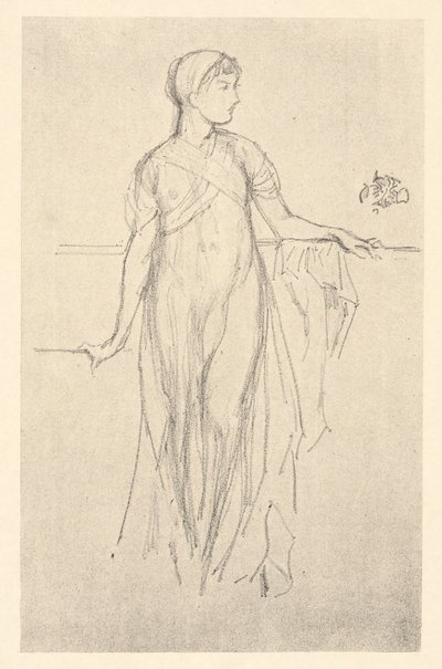 Studium, figura klasyczna autorstwa James Abbott McNeill Whistler