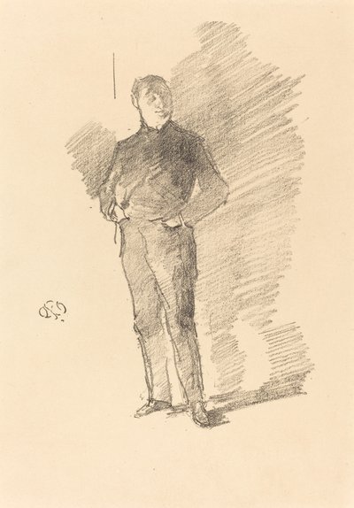 Studium nr 2: Pan Thomas Way autorstwa James Abbott McNeill Whistler