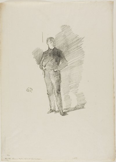 Studium nr 2: Pan Thomas Way autorstwa James Abbott McNeill Whistler