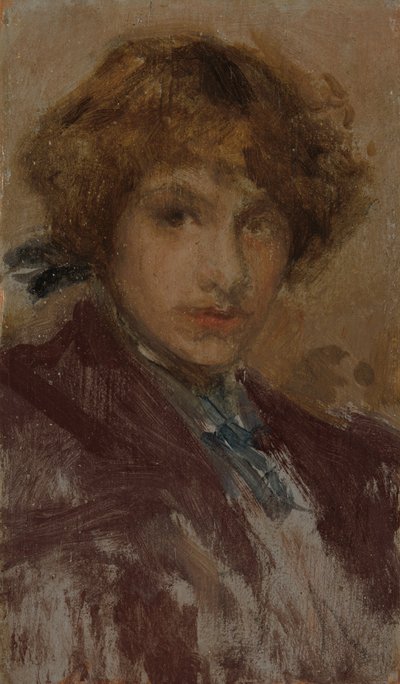 Studium głowy i ramion dziewczynki autorstwa James McNeill Whistler