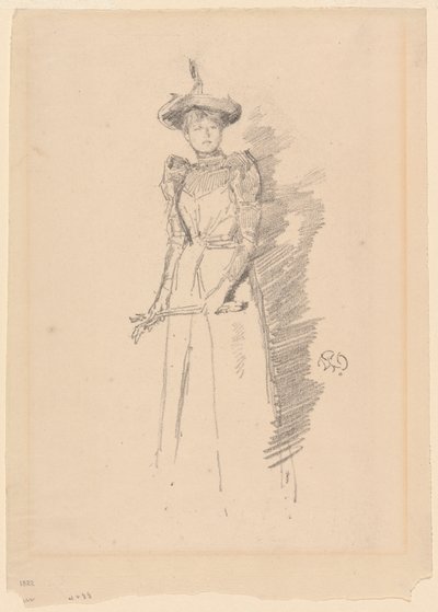 Zamszowe rękawiczki autorstwa James Abbott McNeill Whistler
