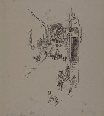 Niedziela, Lyme Regis autorstwa James Abbott McNeill Whistler