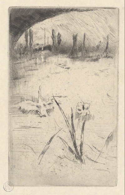 Łabędź i Irys autorstwa James Abbott McNeill Whistler