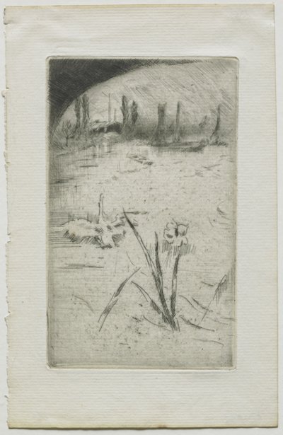 Łabędź i irys autorstwa James McNeill Whistler