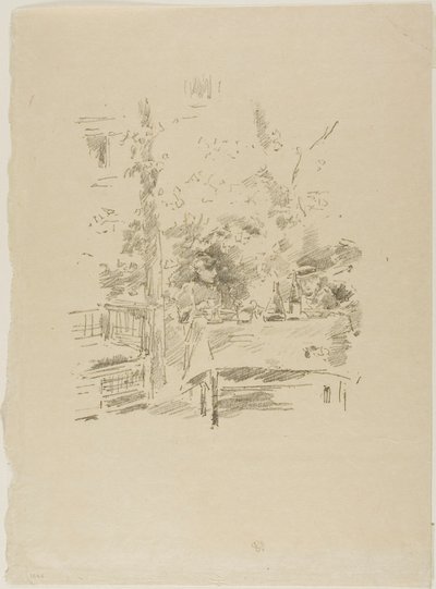 Tête-à-tête w ogrodzie autorstwa James McNeill Whistler