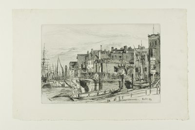 Policja w Tamizie autorstwa James Abbott McNeill Whistler