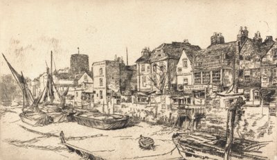 Tawerna Adama i Ewy, Old Chelsea autorstwa James Abbott McNeill Whistler