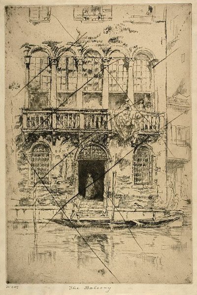 Balkon autorstwa James Abbott McNeill Whistler