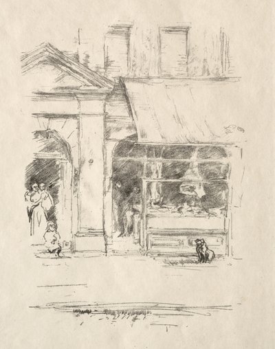 Pies rzeźnika autorstwa James McNeill Whistler