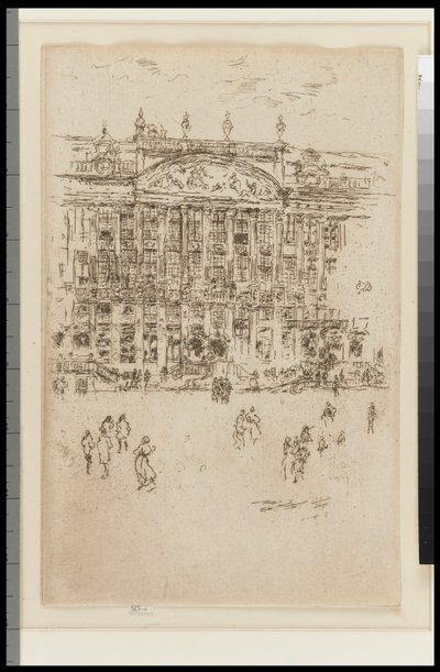 Kościół - Bruksela (Adoracja) autorstwa James Abbott McNeill Whistler