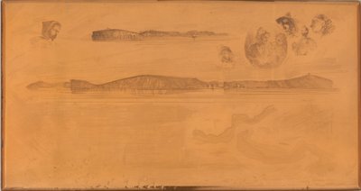 Płyta pomiarowa wybrzeża autorstwa James Abbott McNeill Whistler