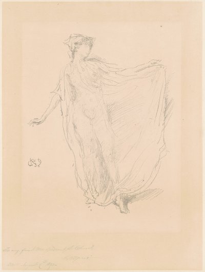 Tańcząca dziewczyna autorstwa James Abbott McNeill Whistler