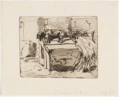 Pies w hodowli autorstwa James Abbott McNeill Whistler