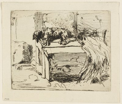 Pies w hodowli autorstwa James Abbott McNeill Whistler