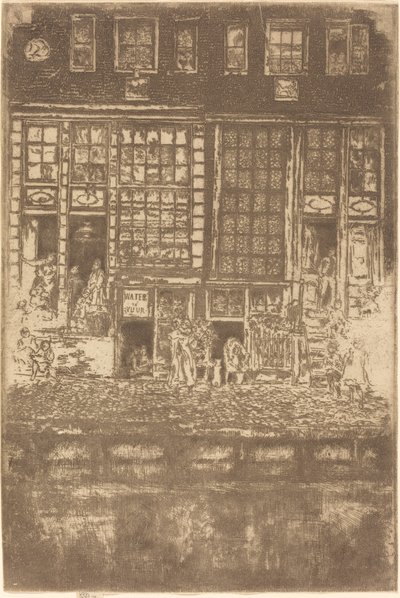 Haftowana kurtyna autorstwa James Abbott McNeill Whistler