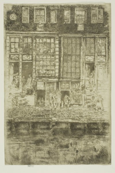 Haftowana zasłona autorstwa James McNeill Whistler