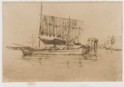 Łódź rybacka autorstwa James Abbott McNeill Whistler