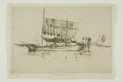 Łódź rybacka autorstwa James Abbott McNeill Whistler