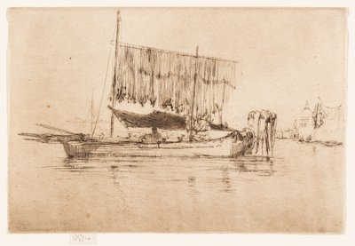 Łódź rybacka autorstwa James Abbott McNeill Whistler