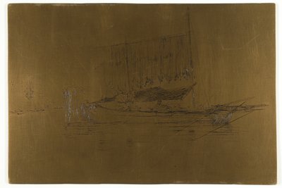 Łódź rybacka autorstwa James Abbott McNeill Whistler