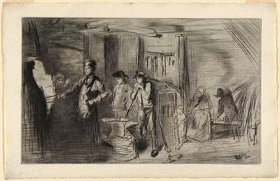 Kuźnia autorstwa James Abbott McNeill Whistler