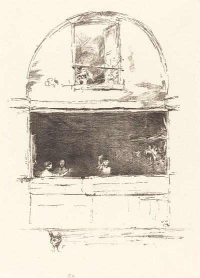 Kuźnia, Passage du Dragon autorstwa James Abbott McNeill Whistler
