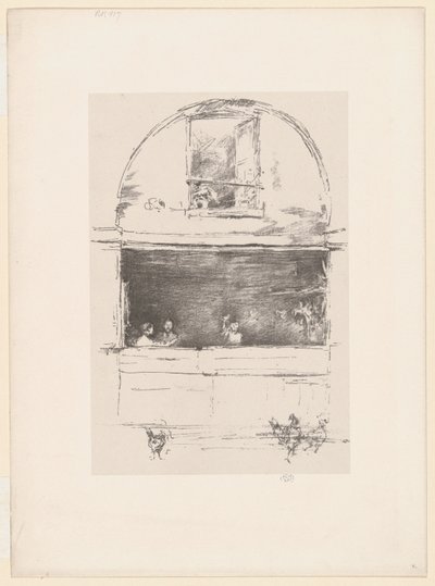 Kuźnia, Passage du Dragon autorstwa James Abbott McNeill Whistler