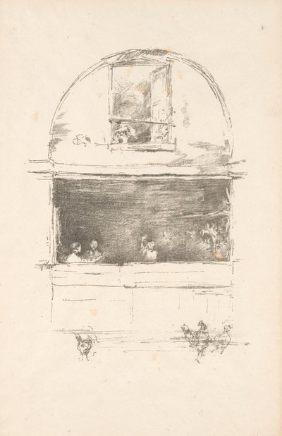 Kuźnia, Passage du Dragon autorstwa James Abbott McNeill Whistler