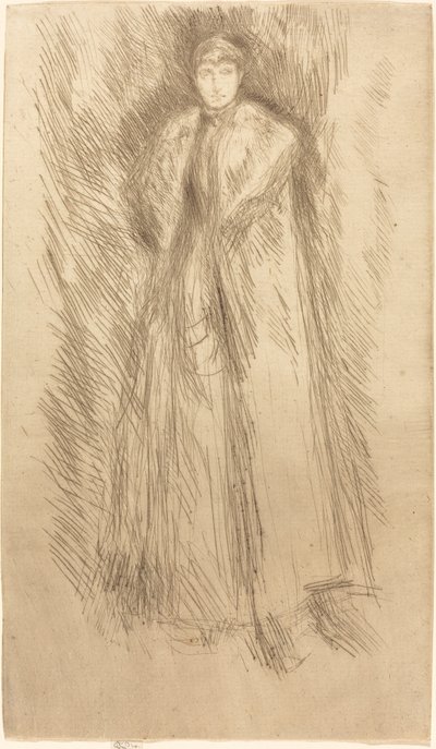 Futrzany płaszcz autorstwa James Abbott McNeill Whistler