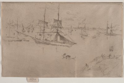 Laguna, południe autorstwa James McNeill Whistler