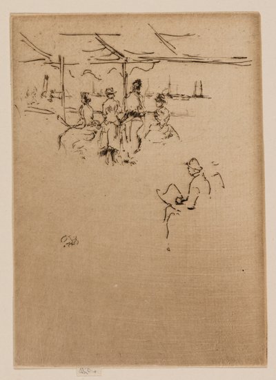 Lądowanie, Cowes autorstwa James Abbott McNeill Whistler